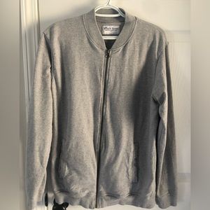 Bread and Boxers long sleeve men’s gray cardigan.
